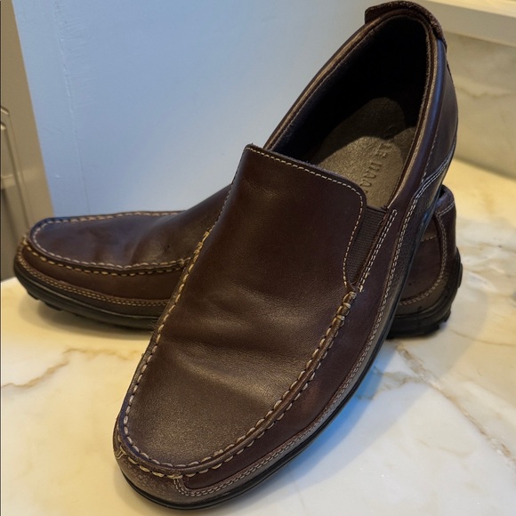 Cole haanBrown Leather Men's Loafers 10 - Picture 1 of 8